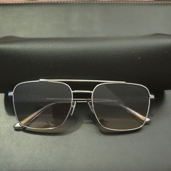 Prada Silver and Black Men's Glasses - Picture 1 of 1